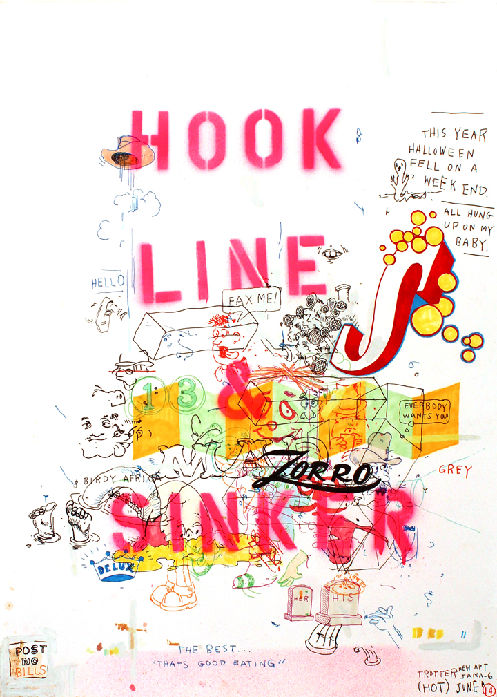 Jimmy Trotter 'That's Good Eating (Hokk Line Sinker)' from Shakey Ground at ADA Gallery June 2015 Richmond VA